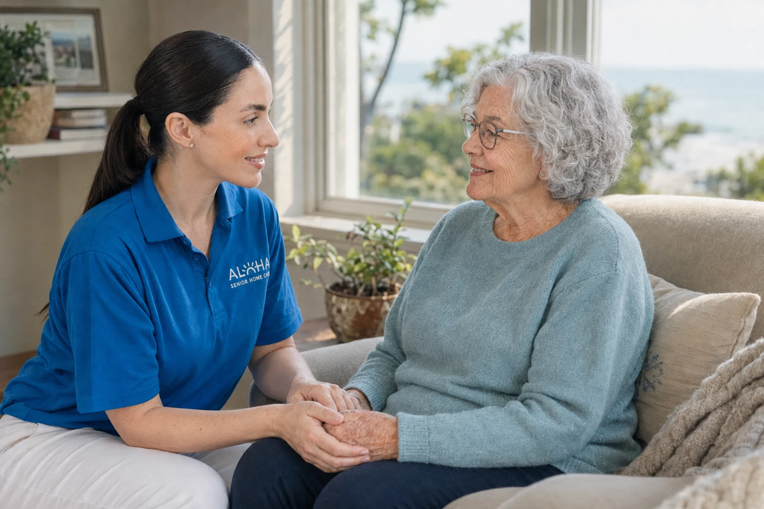 How to Talk With a Loved One Living With Dementia — an Aloha caregiver supporting a senior at home in San Diego