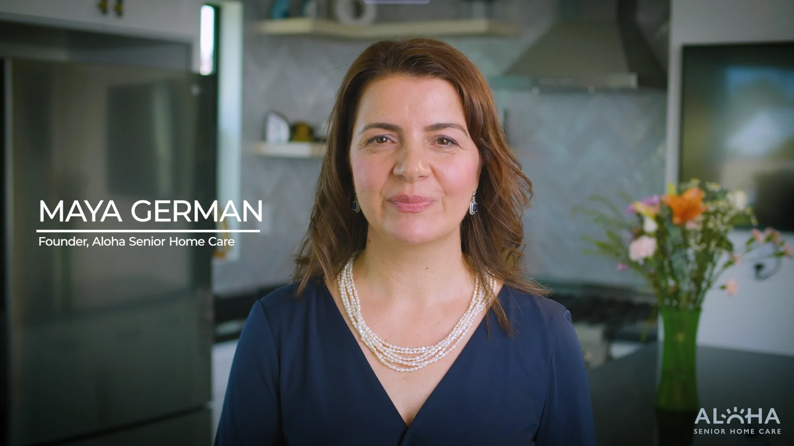 Maya German, RN, founder of Aloha Senior Home Care