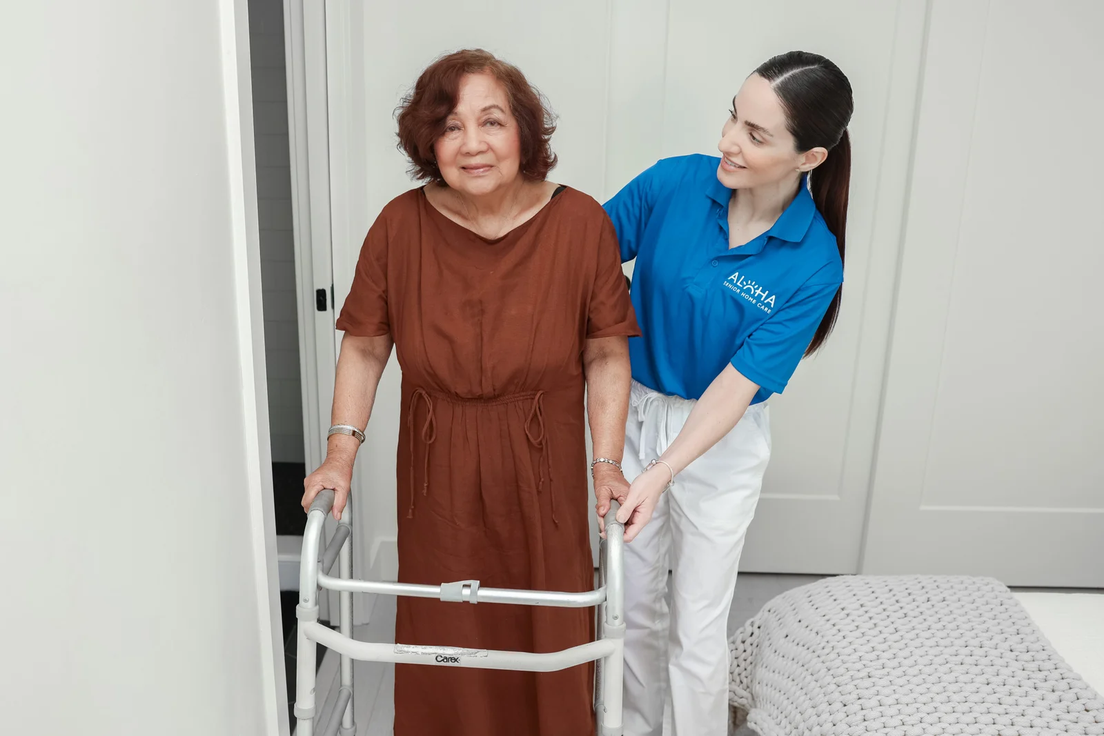 Rest, Sleep, and the Harder Evenings — an Aloha caregiver supporting a senior at home in San Diego