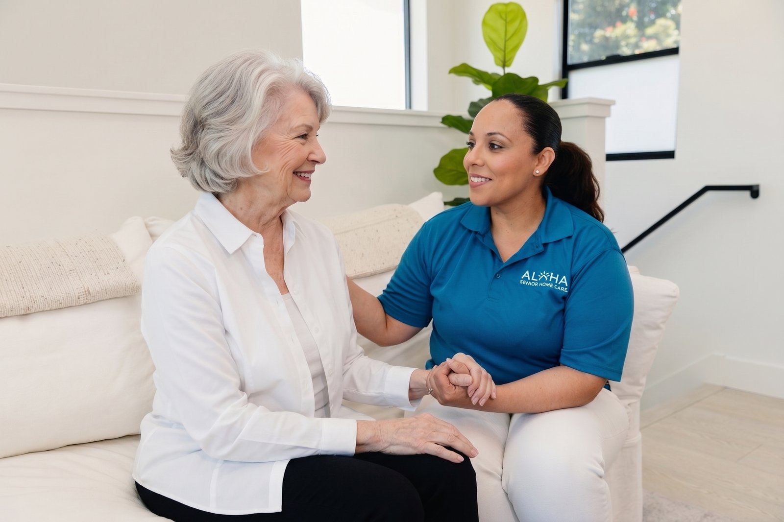 home care cost San Diego family discussing senior care options